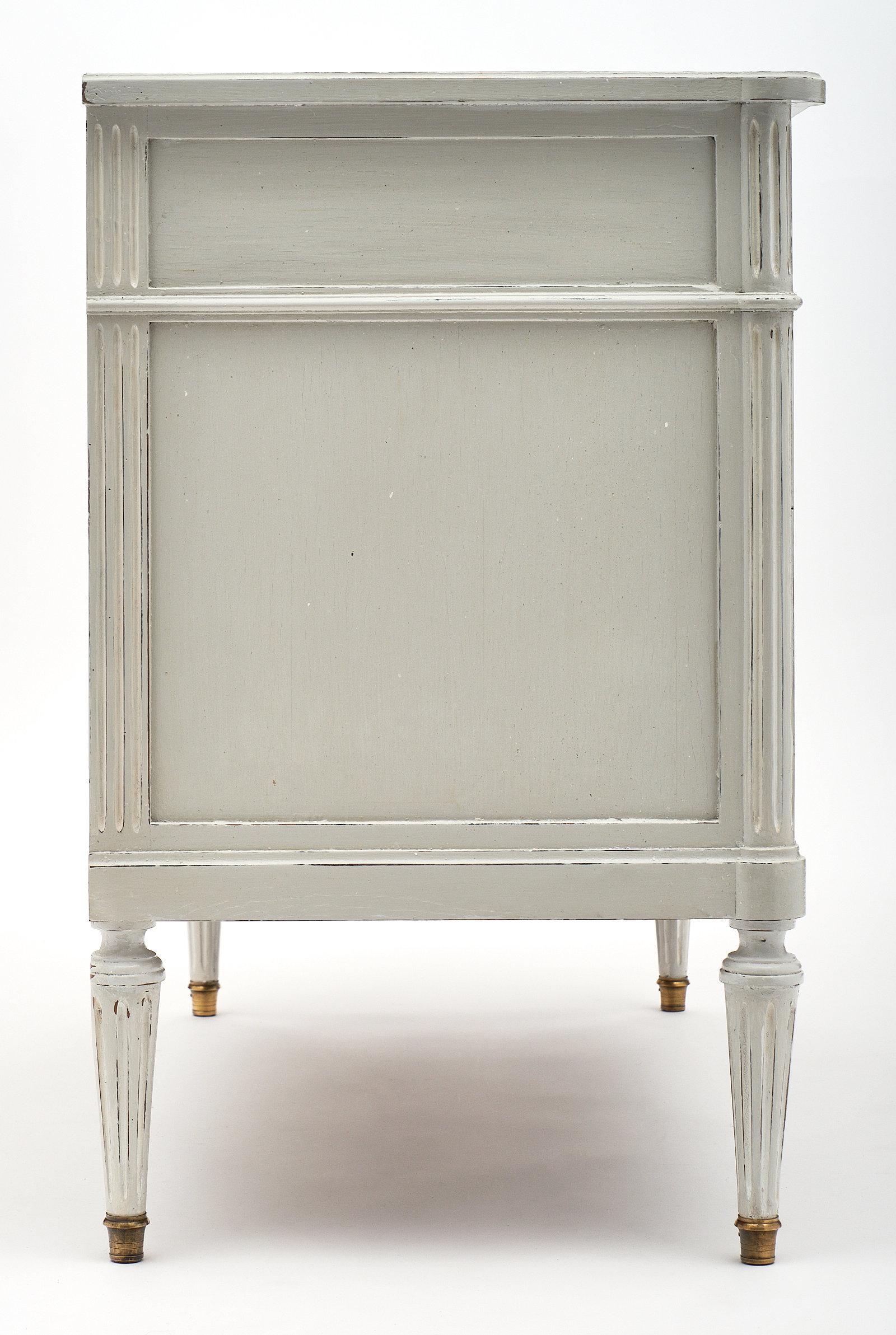 French Painted Louis XVI Style Chest 1