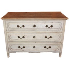 French Painted Louis XVI Style Commode