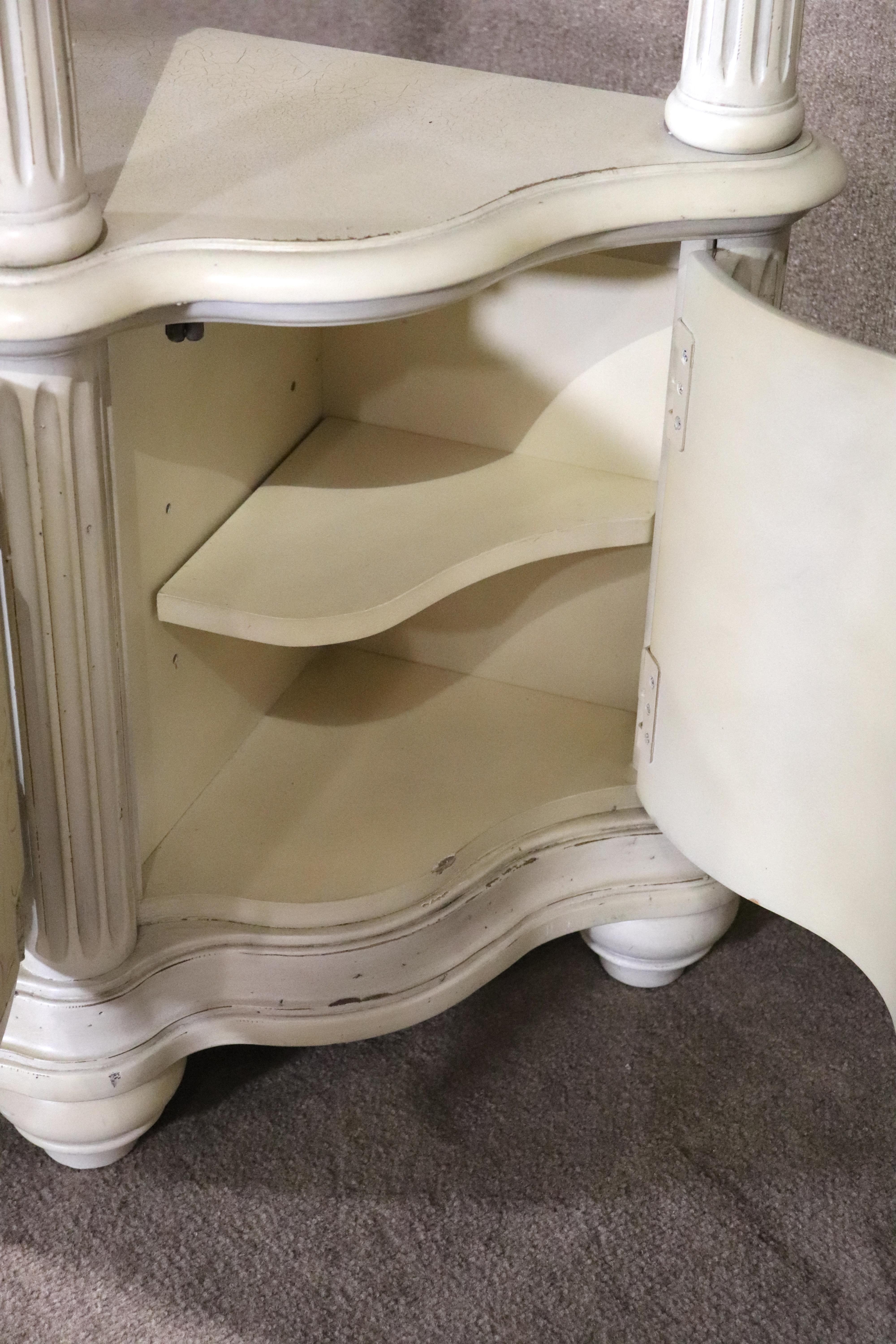 French Painted Marble Top Sideboard For Sale 1