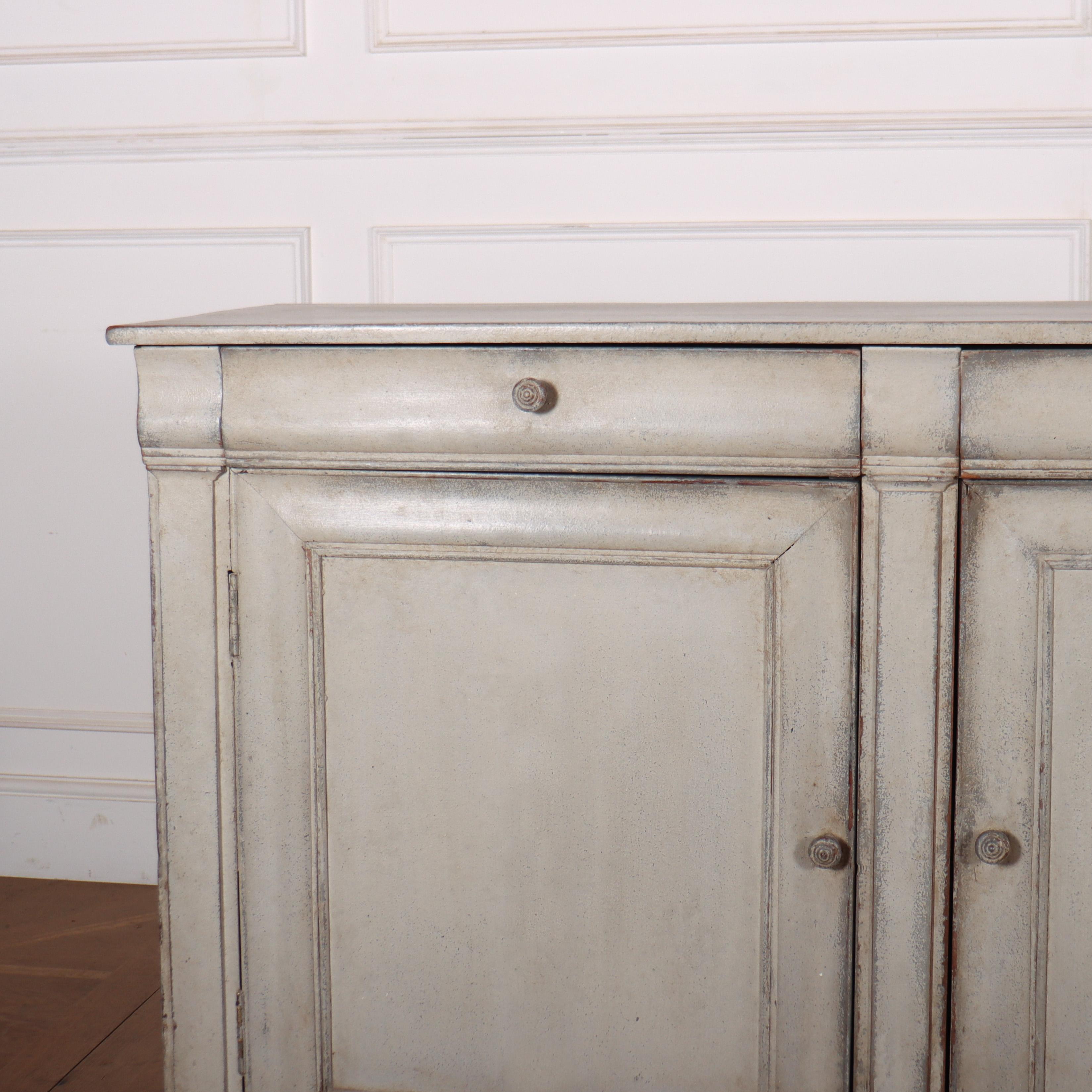 Early 19th C French painted narrow enfilade. 1830.

Reference: 8308

Dimensions
82.5 inches (210 cms) Wide
19.5 inches (50 cms) Deep
38 inches (97 cms) High