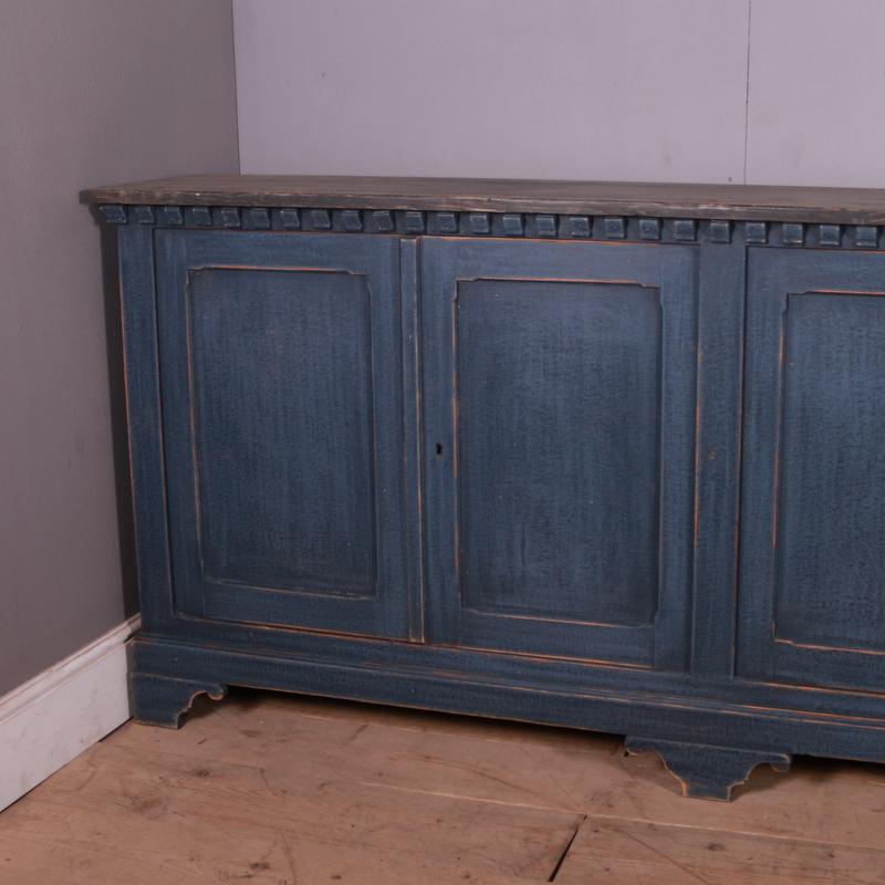 19th Century French Painted Narrow Enfilade