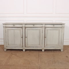 French Painted Narrow Sideboard