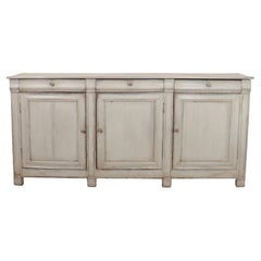 French Painted Narrow Sideboard