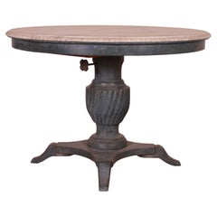 Antique French Painted Oak Centre Table