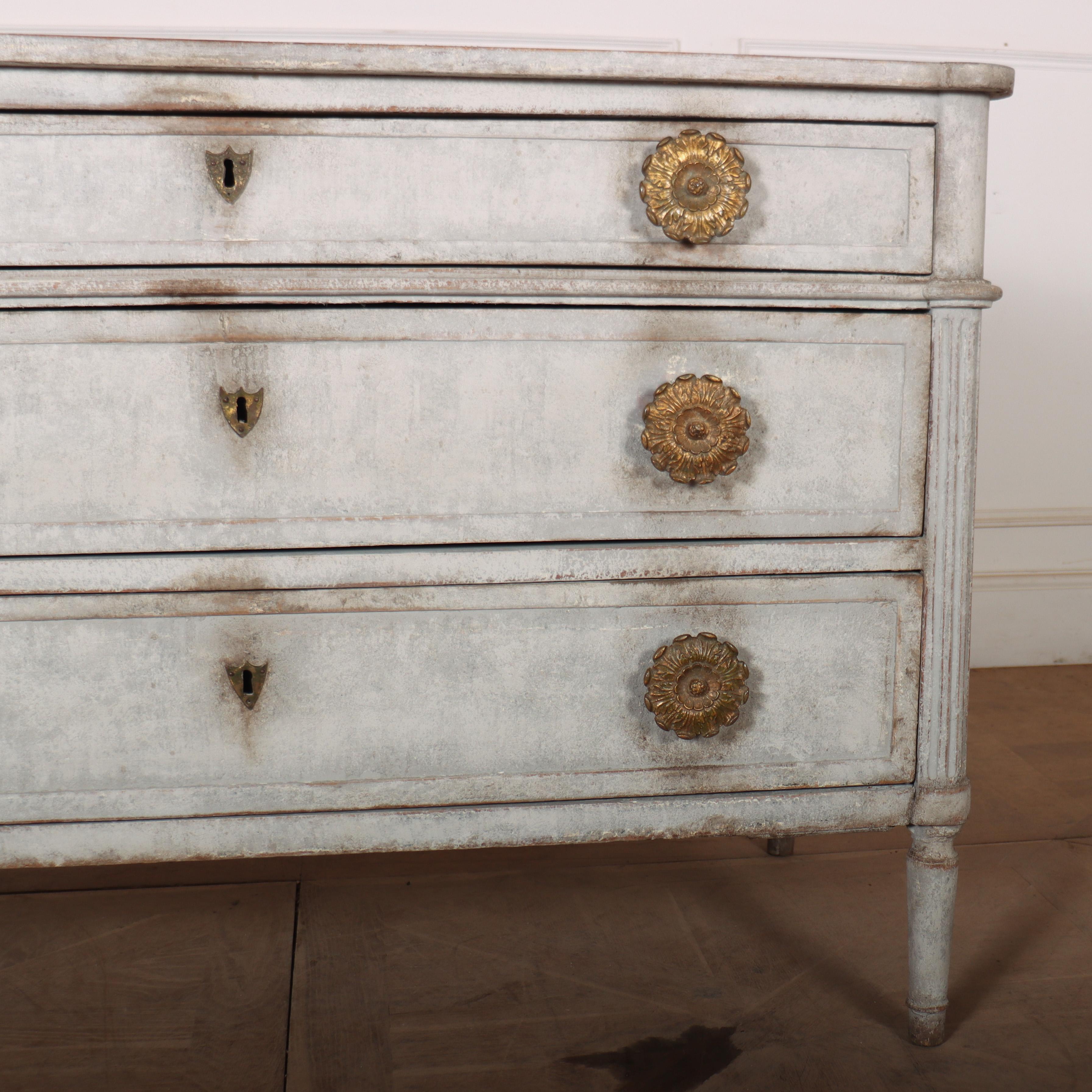 Commodino francese in Oak verniciato In condizioni buone in vendita a Leamington Spa, Warwickshire