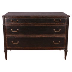 French Painted Oak Commode
