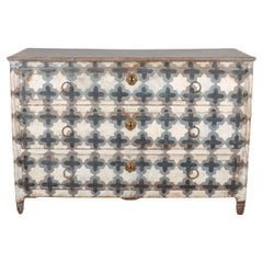 French Painted Oak Commode