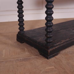 French Painted Oak Console Table
