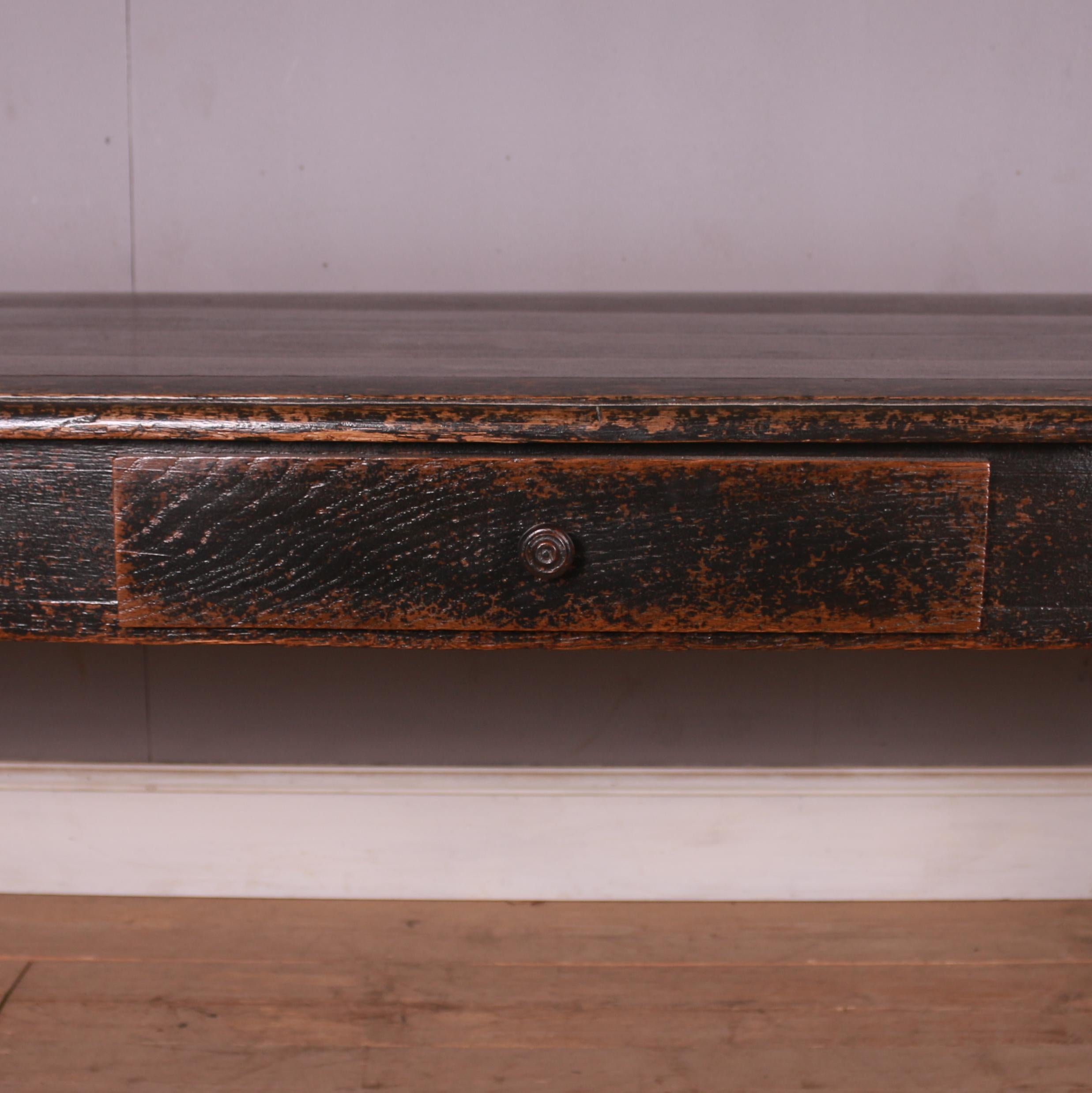 19th Century French Painted Oak Desk