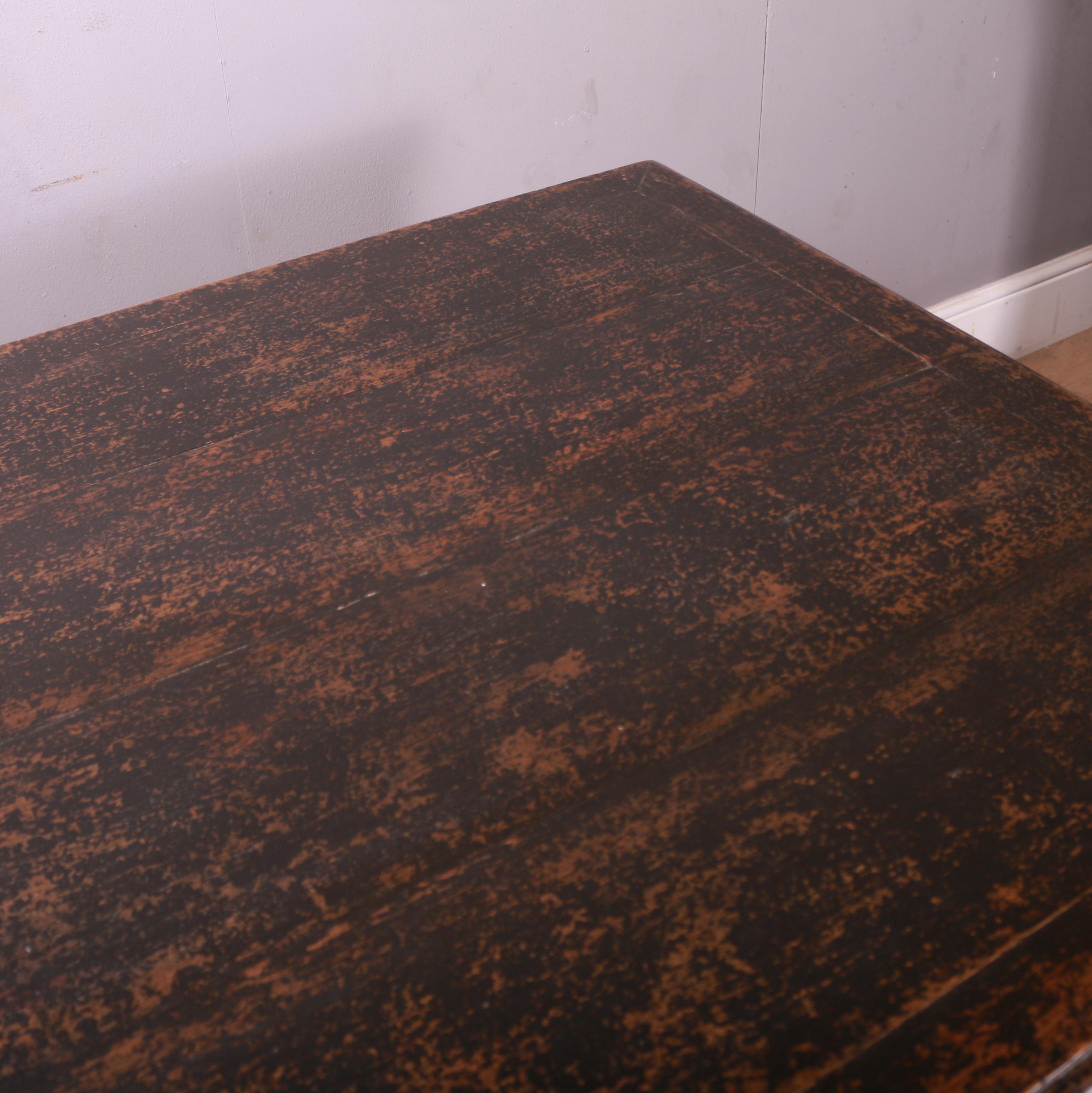French Painted Oak Desk 5
