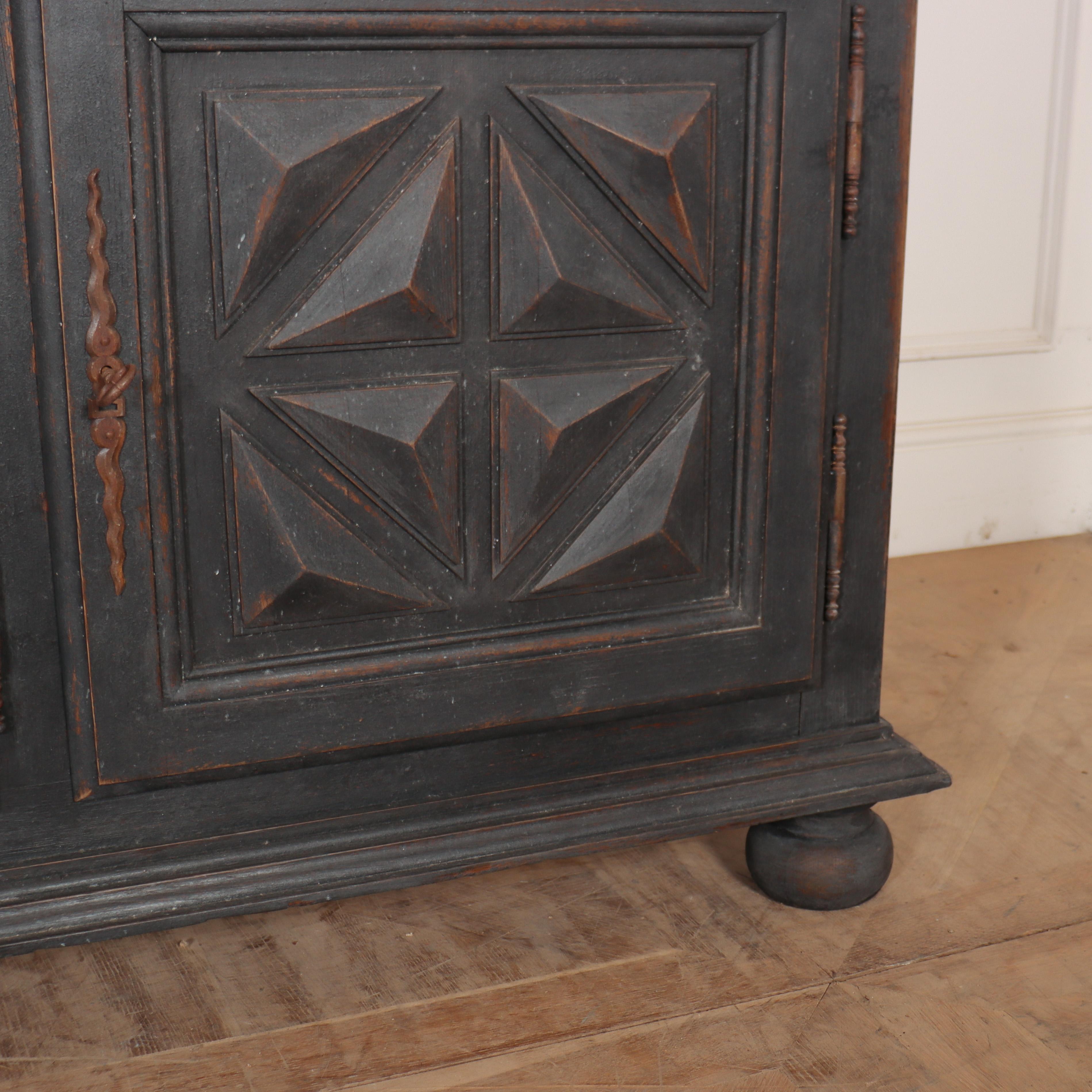 French Painted Oak Enfilade For Sale 1