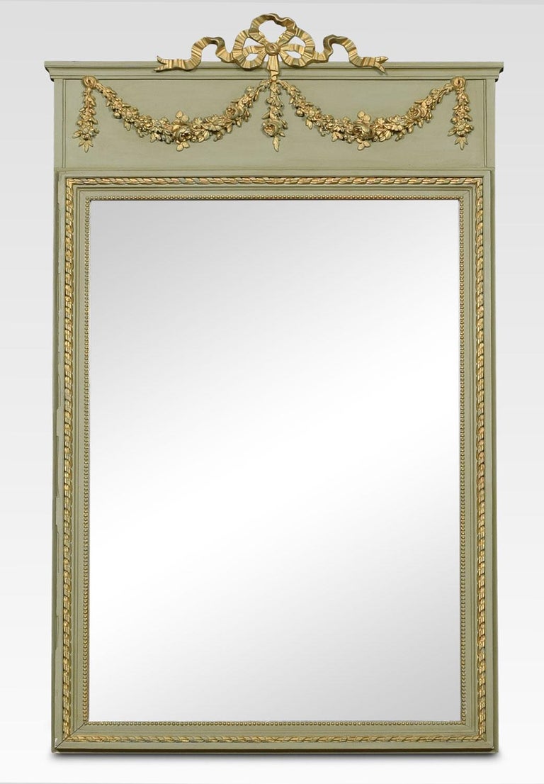 French Painted Pier Mirror