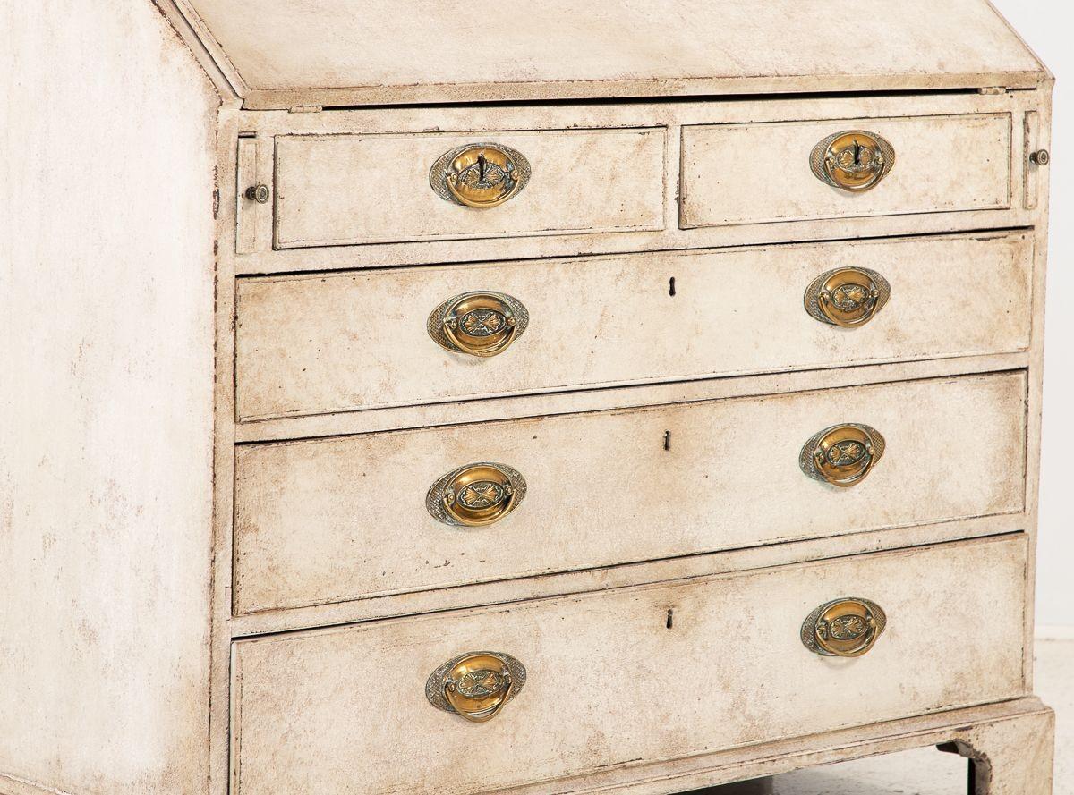 French Painted Secretary Desk with Fallfront, Mid 19th century For Sale 1