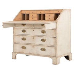 French Painted Secretary Desk with Fallfront, Mid 19th century