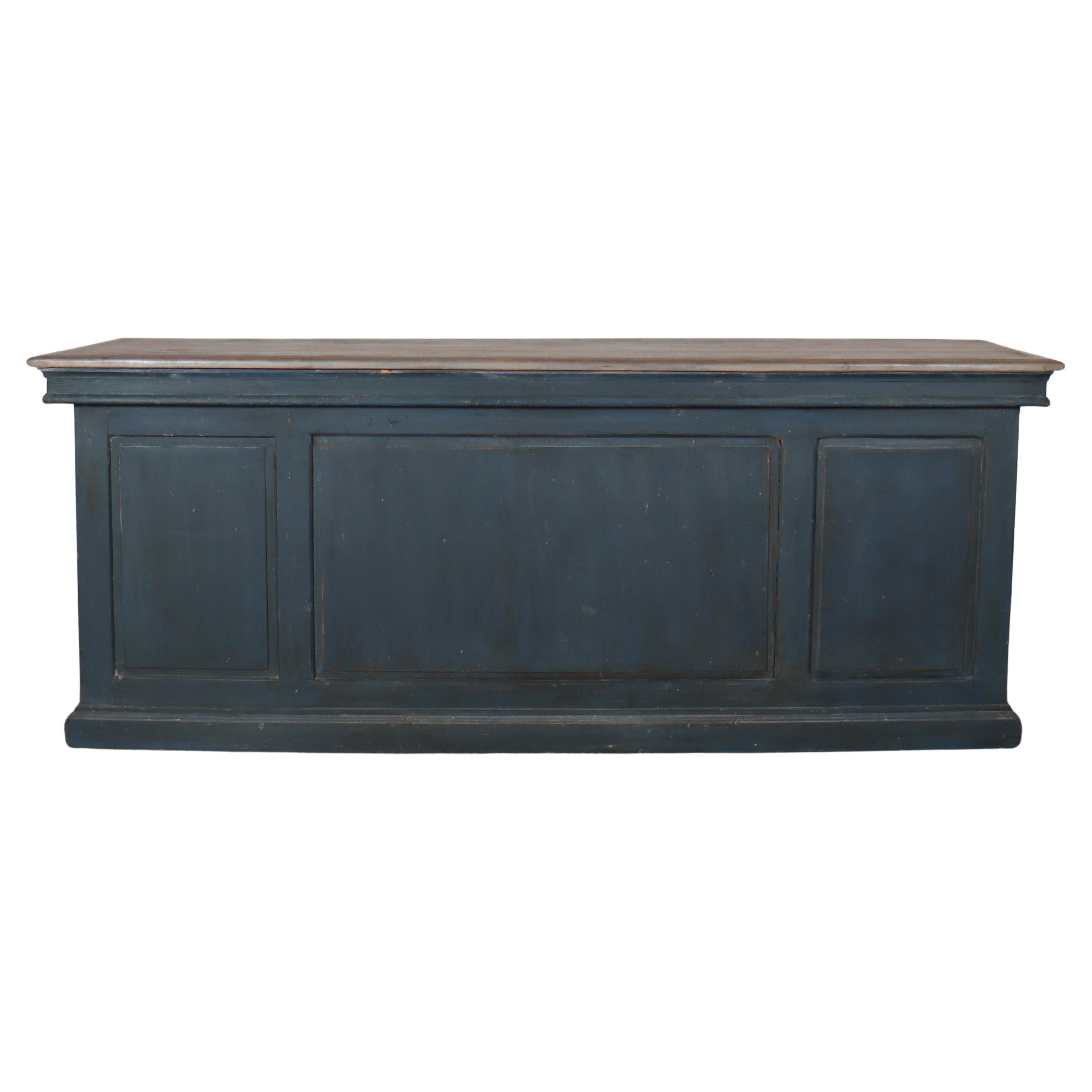 French Painted Shop Counter
