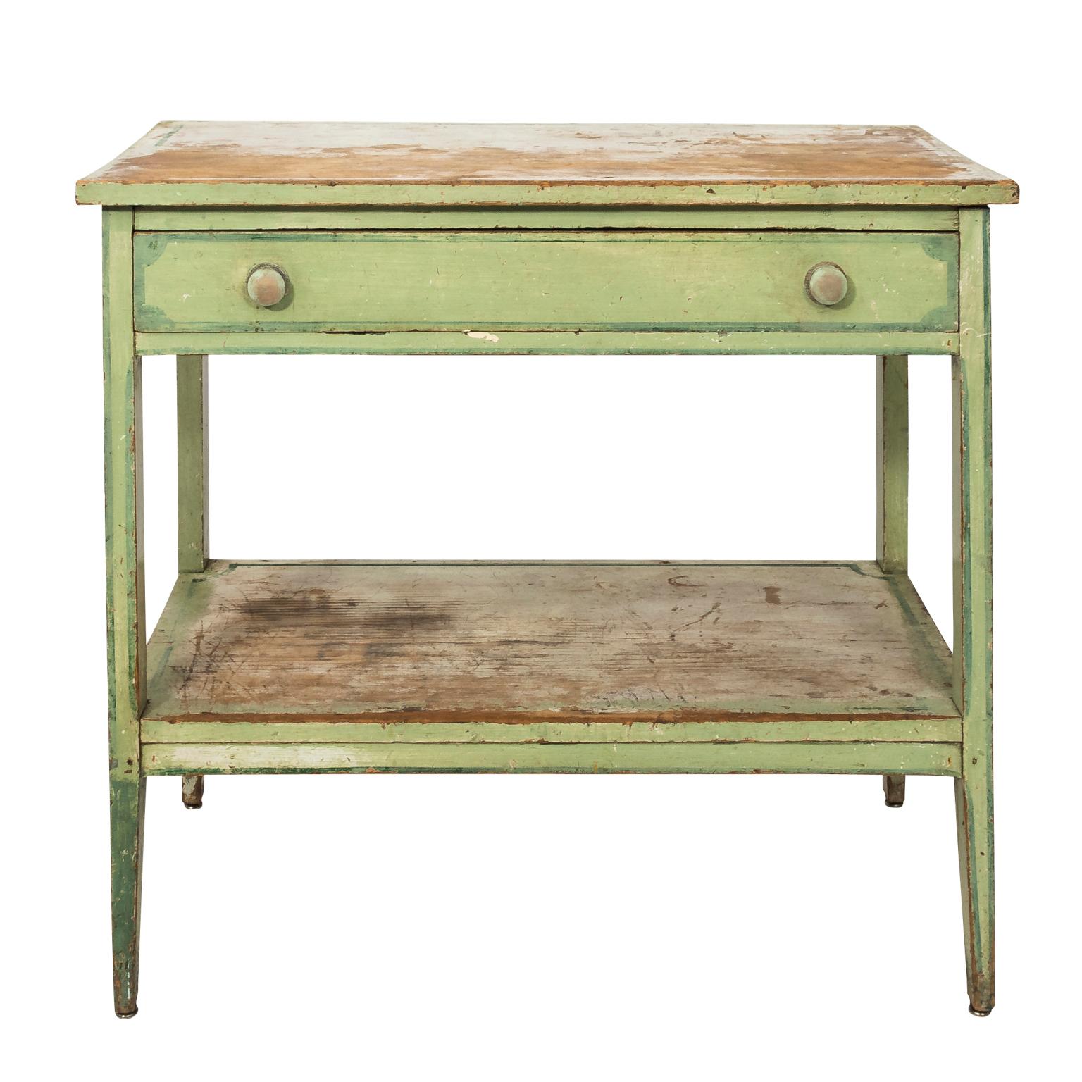 French Painted Table