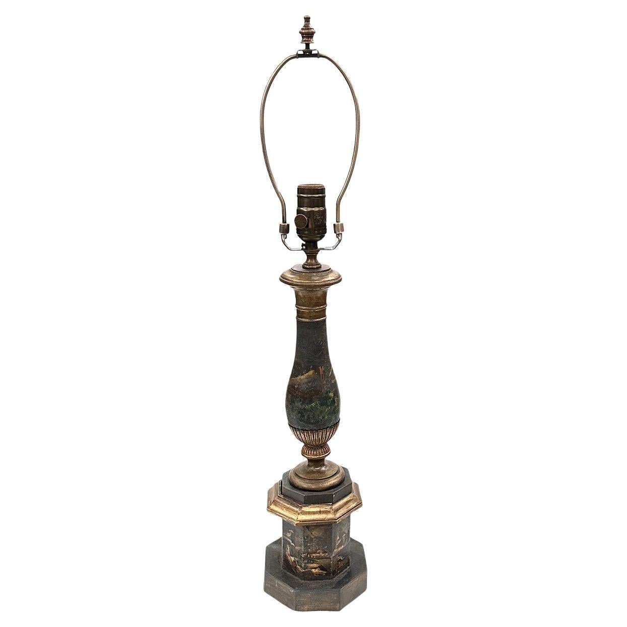 Lampada Tole dipinta in francese