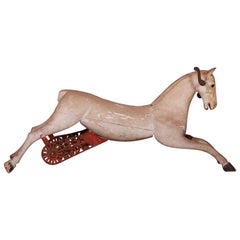 French Painted Wooden Horse