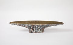 French Painterly Glazed Ceramic Centerpiece