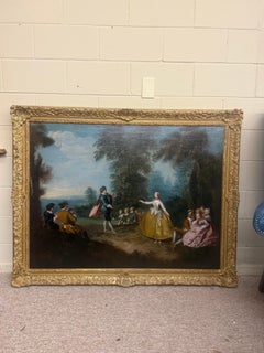 French painting depicting lovers