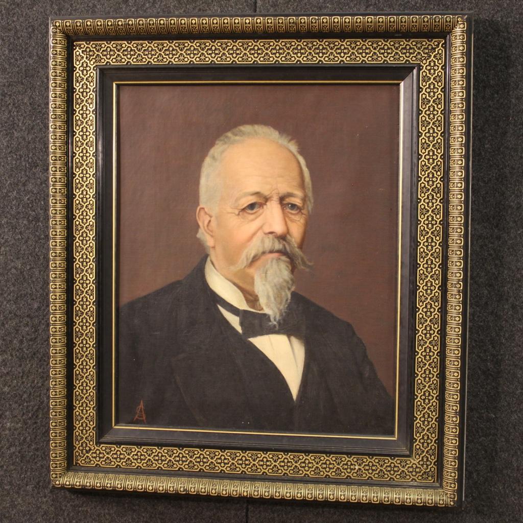 French Painting Portrait of a Gentleman from the 19th Century For Sale 7