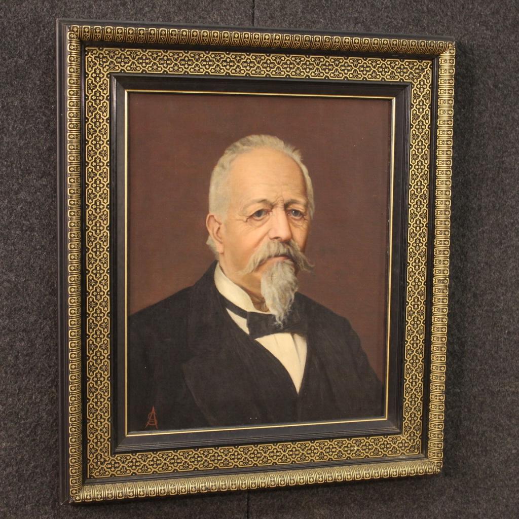 French Painting Portrait of a Gentleman from the 19th Century For Sale 2