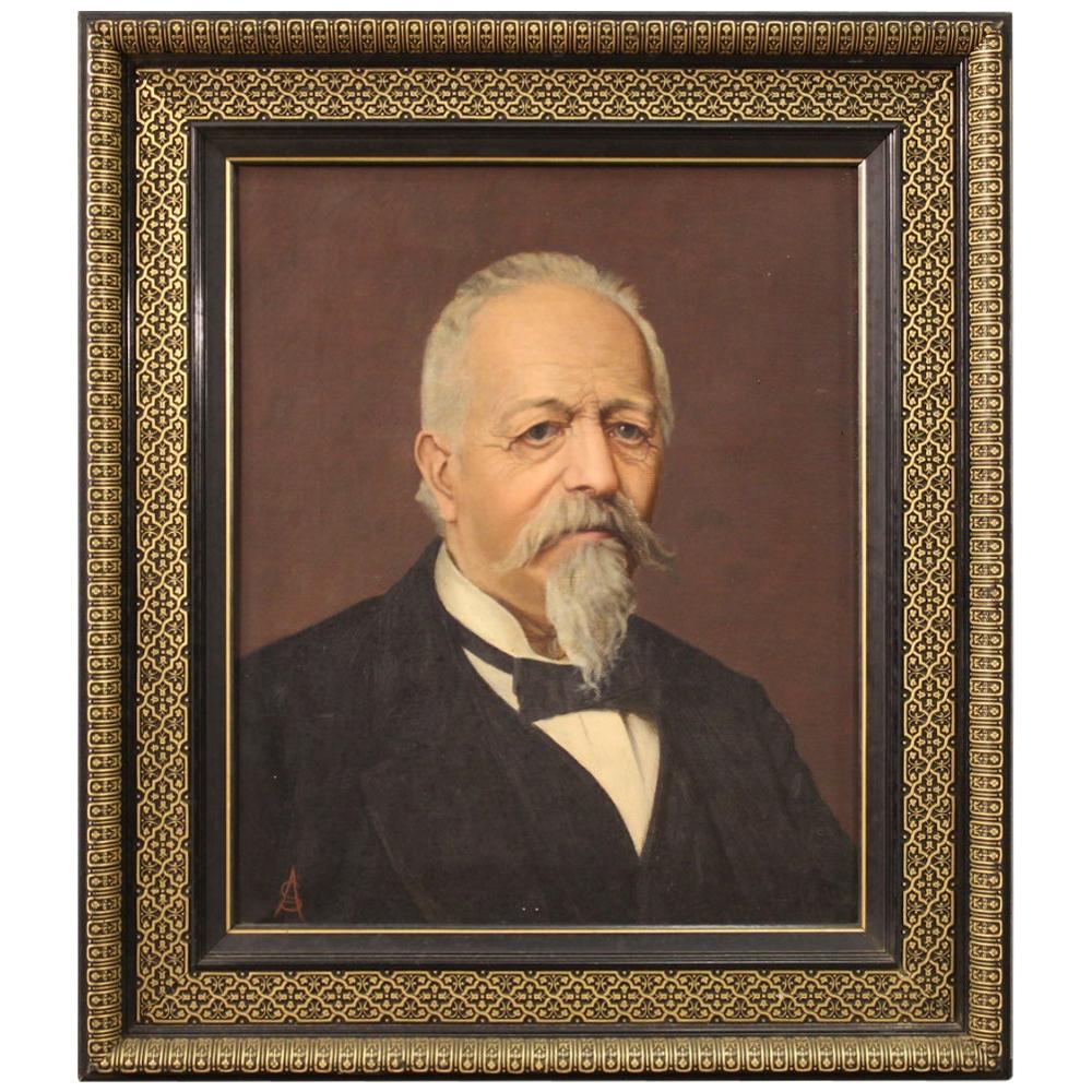 French Painting Portrait of a Gentleman from the 19th Century For Sale