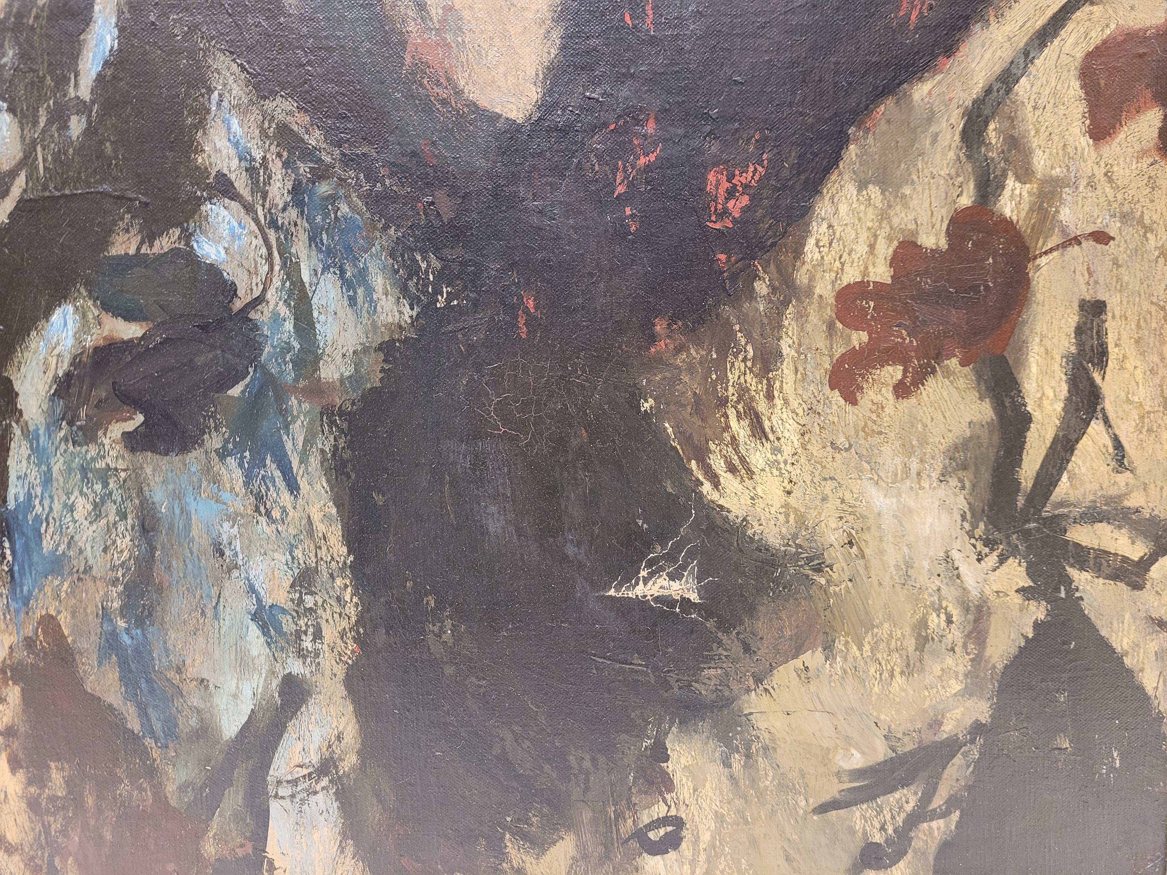 French Painting woman portrait, Rouland Oudot , Japonisme 4