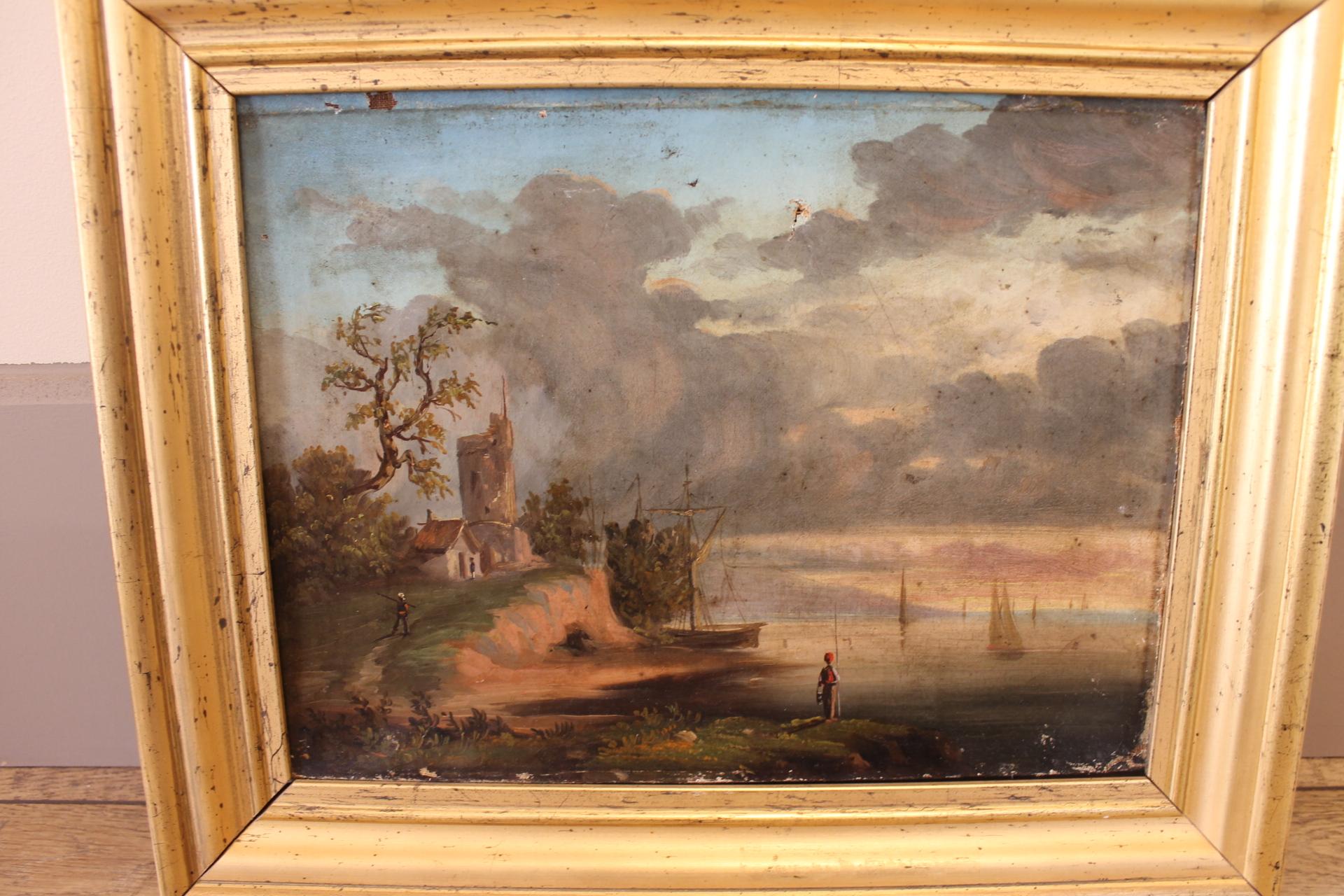 French Painting XIX, Port For Sale 4