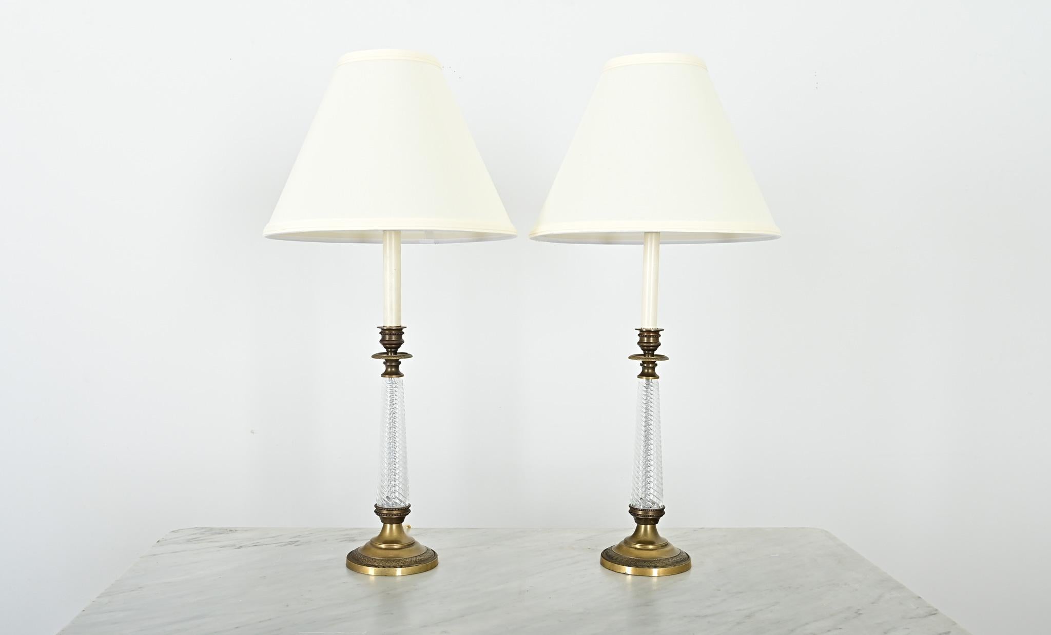 Pareja de candelabros imperio franceses del siglo XIX Francés en venta