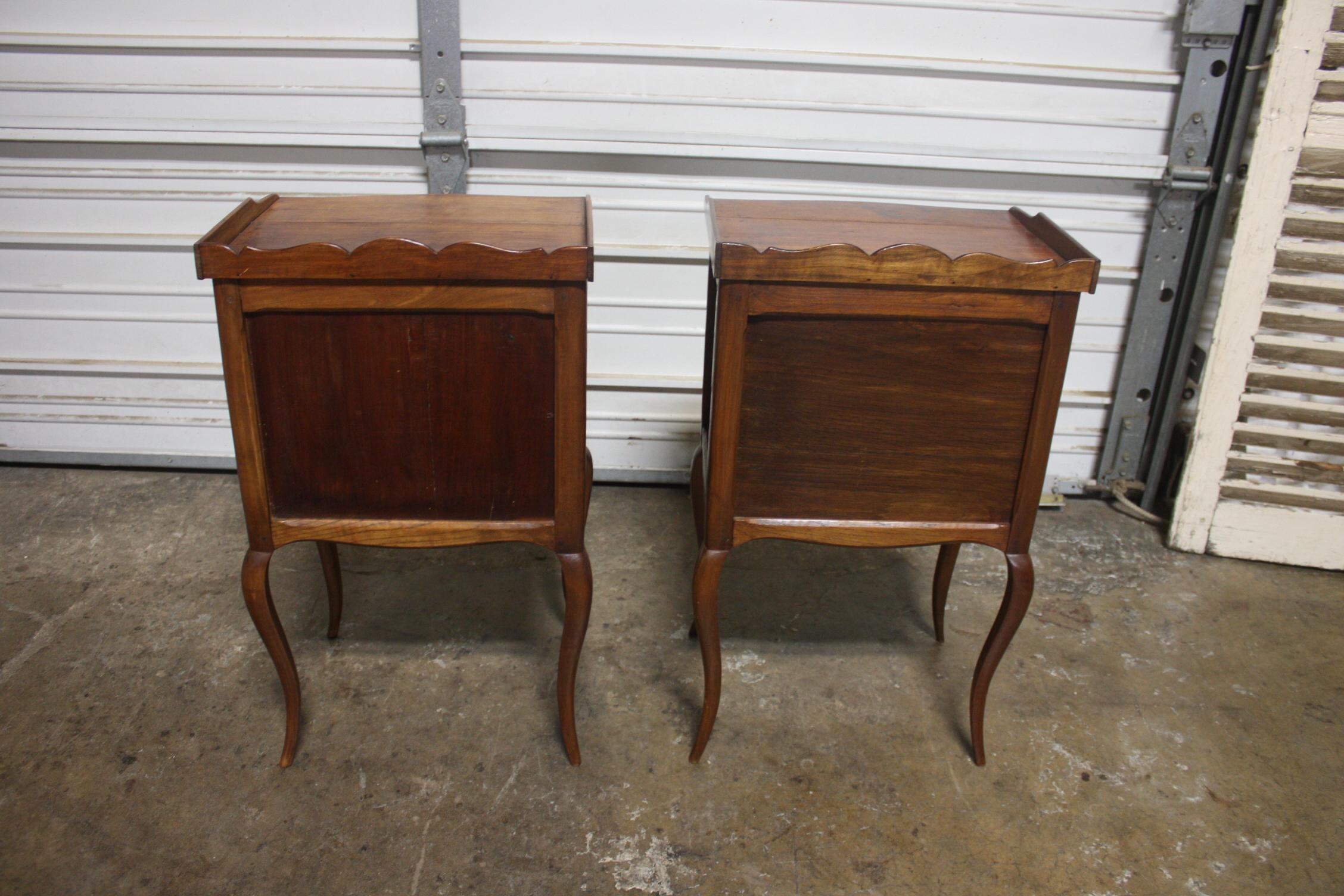 French Pair of 19th Century Nights Stands or Side Tables 1