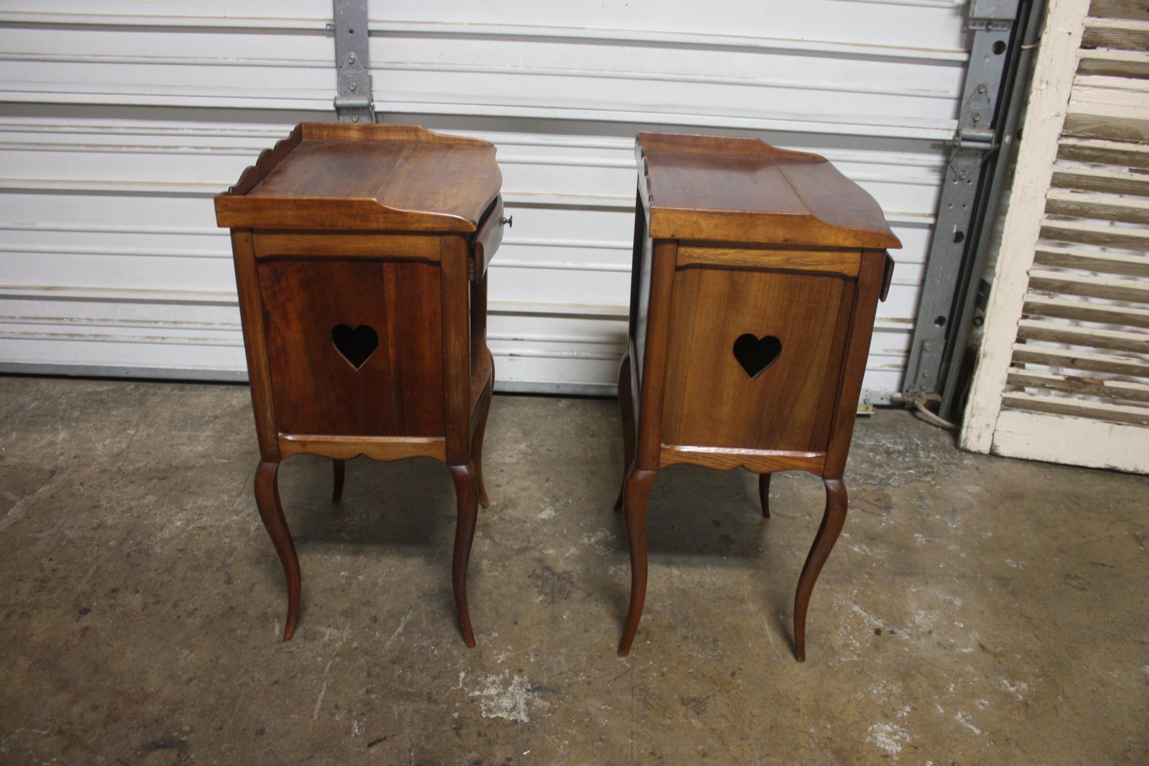 French Pair of 19th Century Nights Stands or Side Tables 2