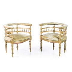 FRENCH PAIR OF ARMCHAIRS 19th century