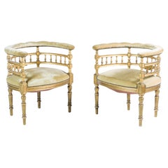 FRENCH PAIR OF ARMCHAIRS 19th century