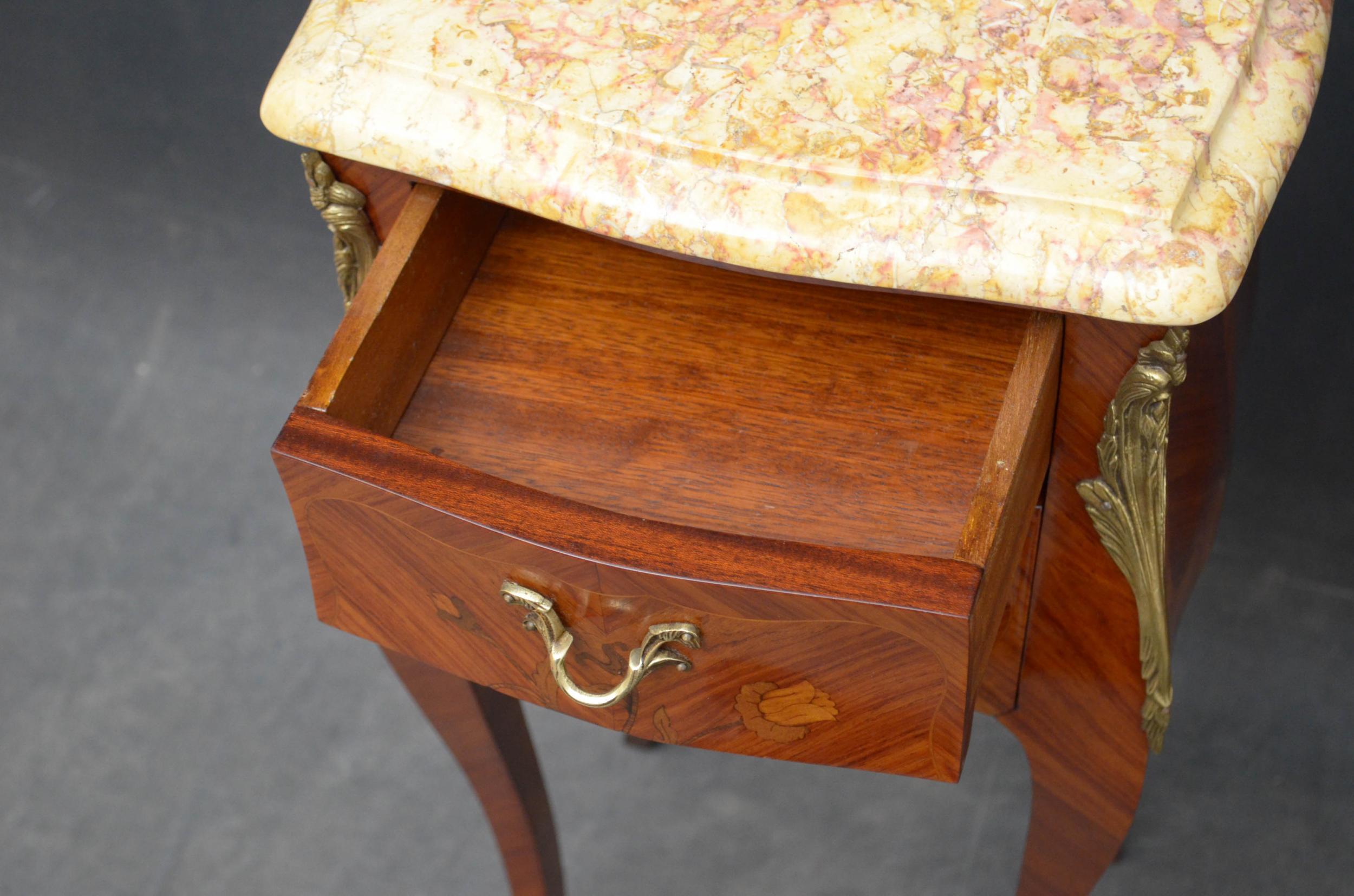 Mid-20th Century French Pair of Bedside Cabinets For Sale