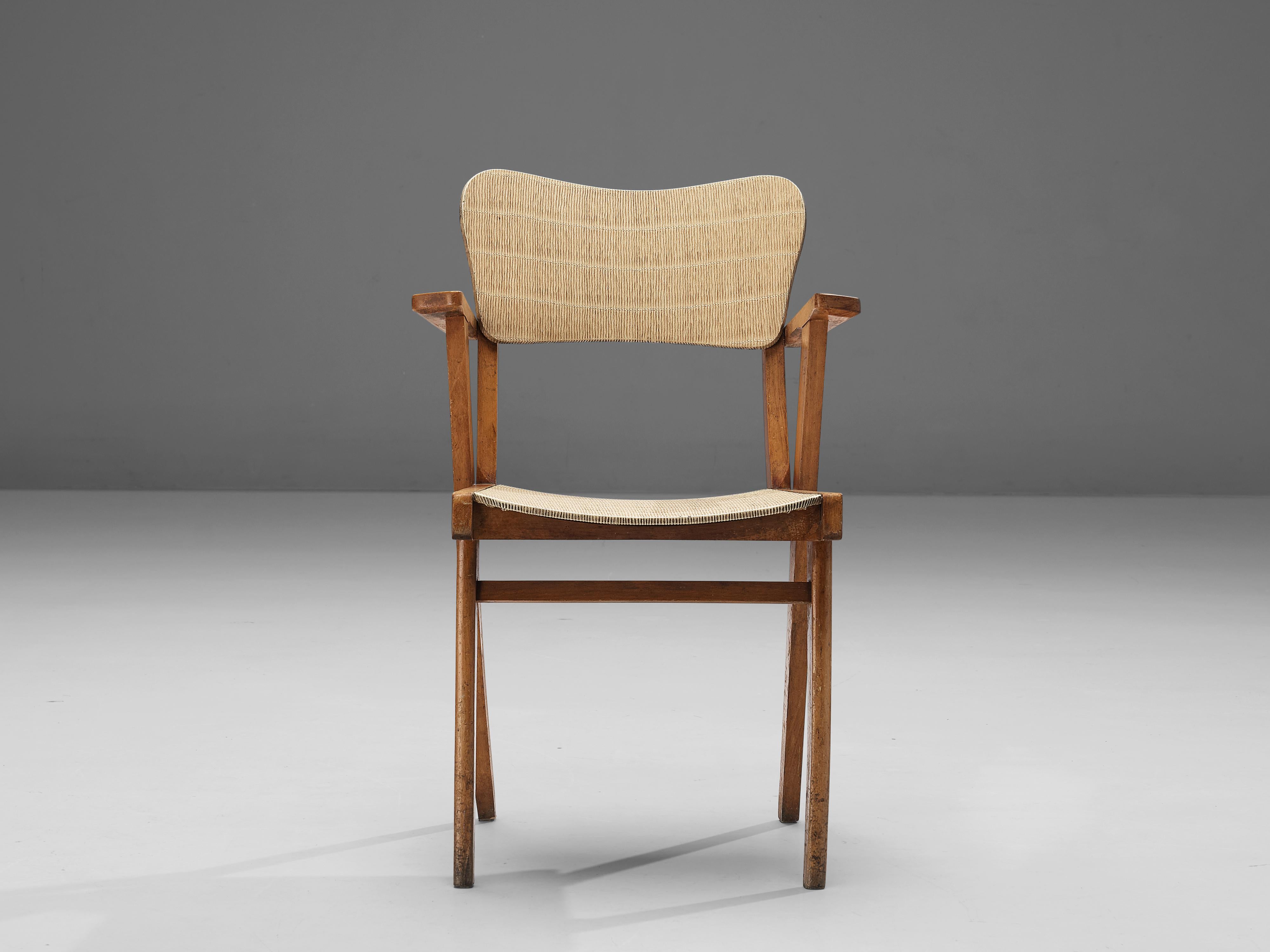 French Pair of Dining Chairs in Vinyl 1