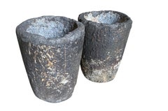 French Pair of Foundry Pots
