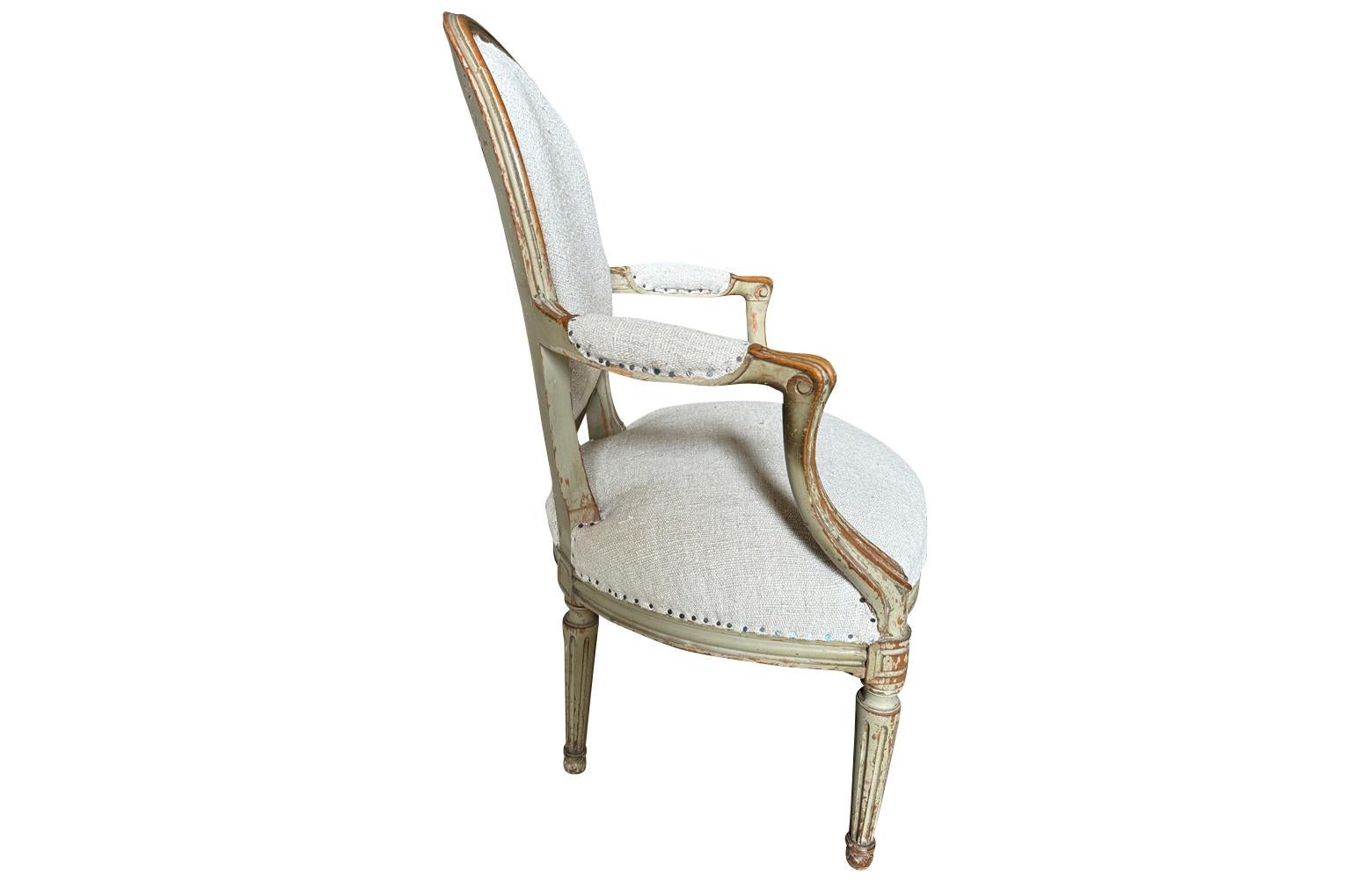 Pareja De Sillones Franceses Estilo Luis XVI Haya en venta