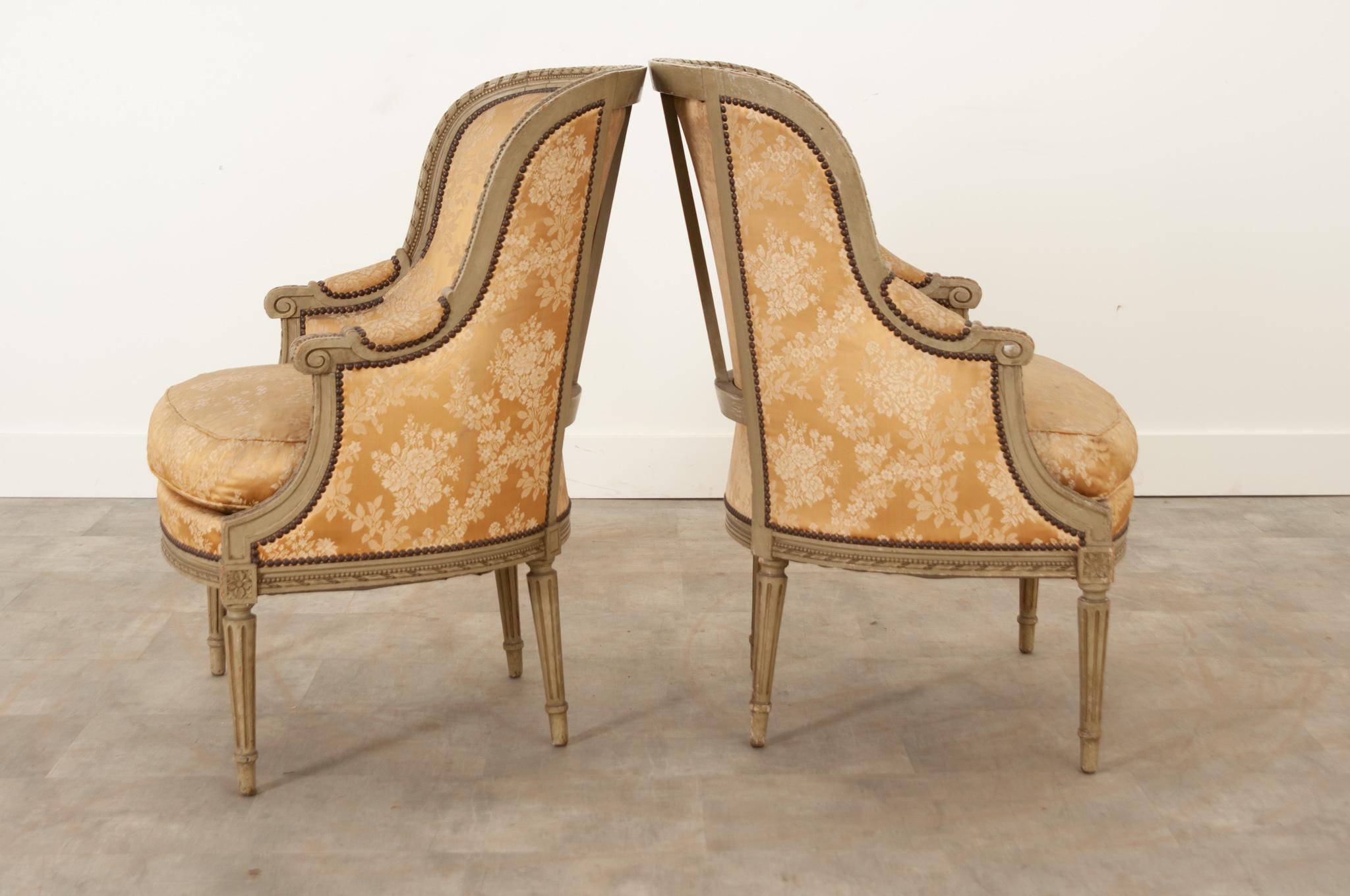 French Pair of Louis XVI Style Bergers 1