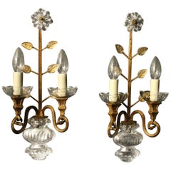 French Pair of 'Maison Baguès' Wall Lights