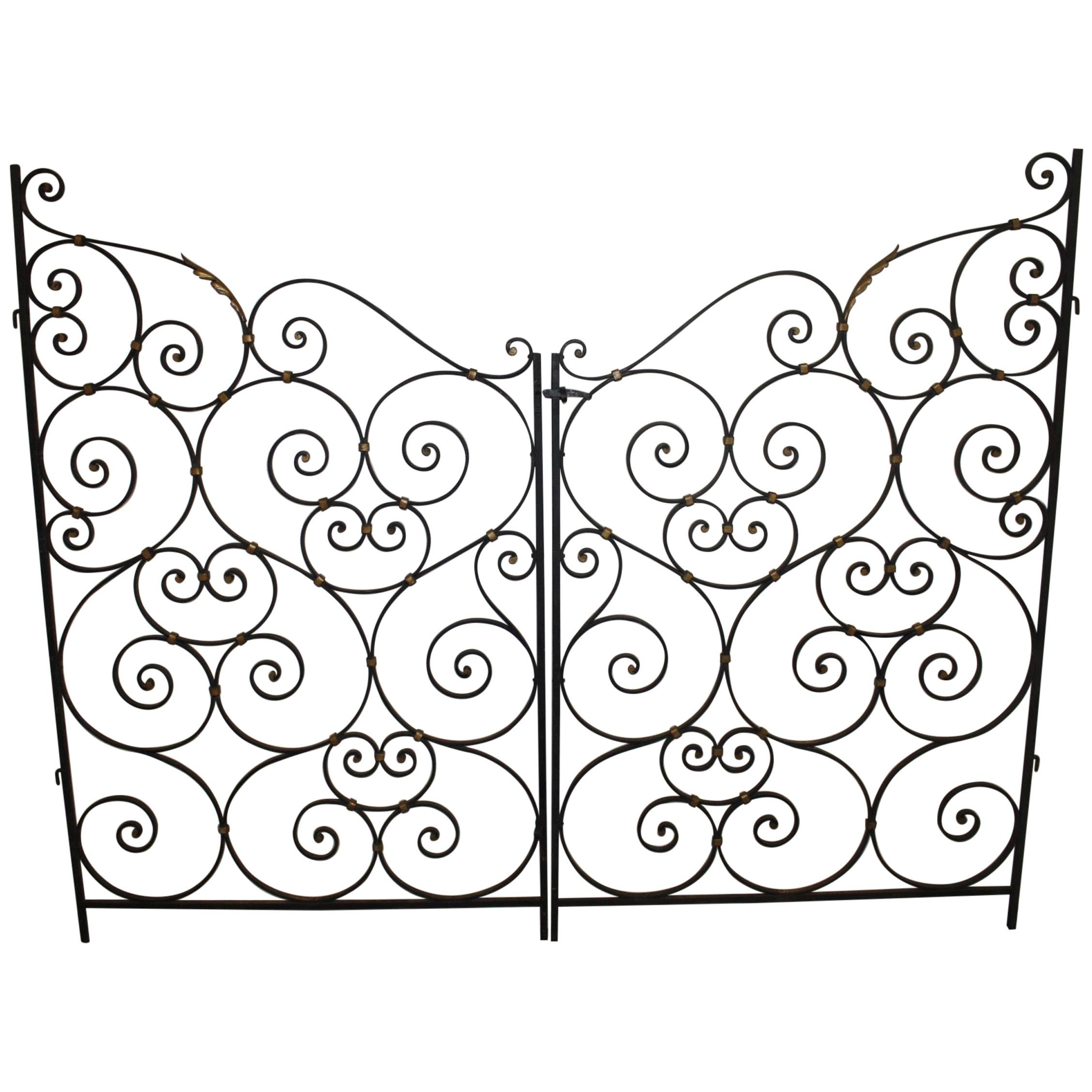 French Pair of Mid-20th Century Gates