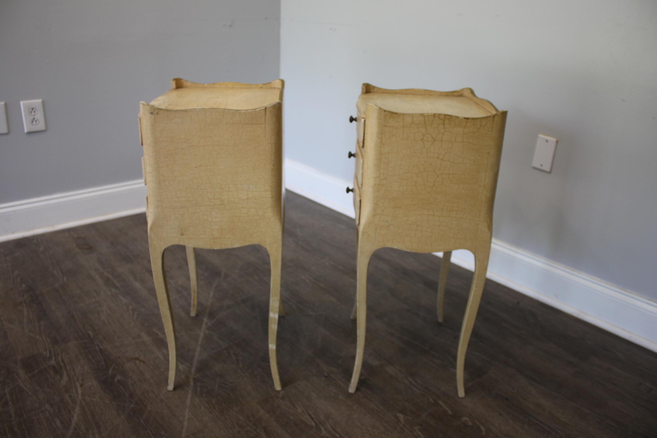 French Pair of Night Stands For Sale 1