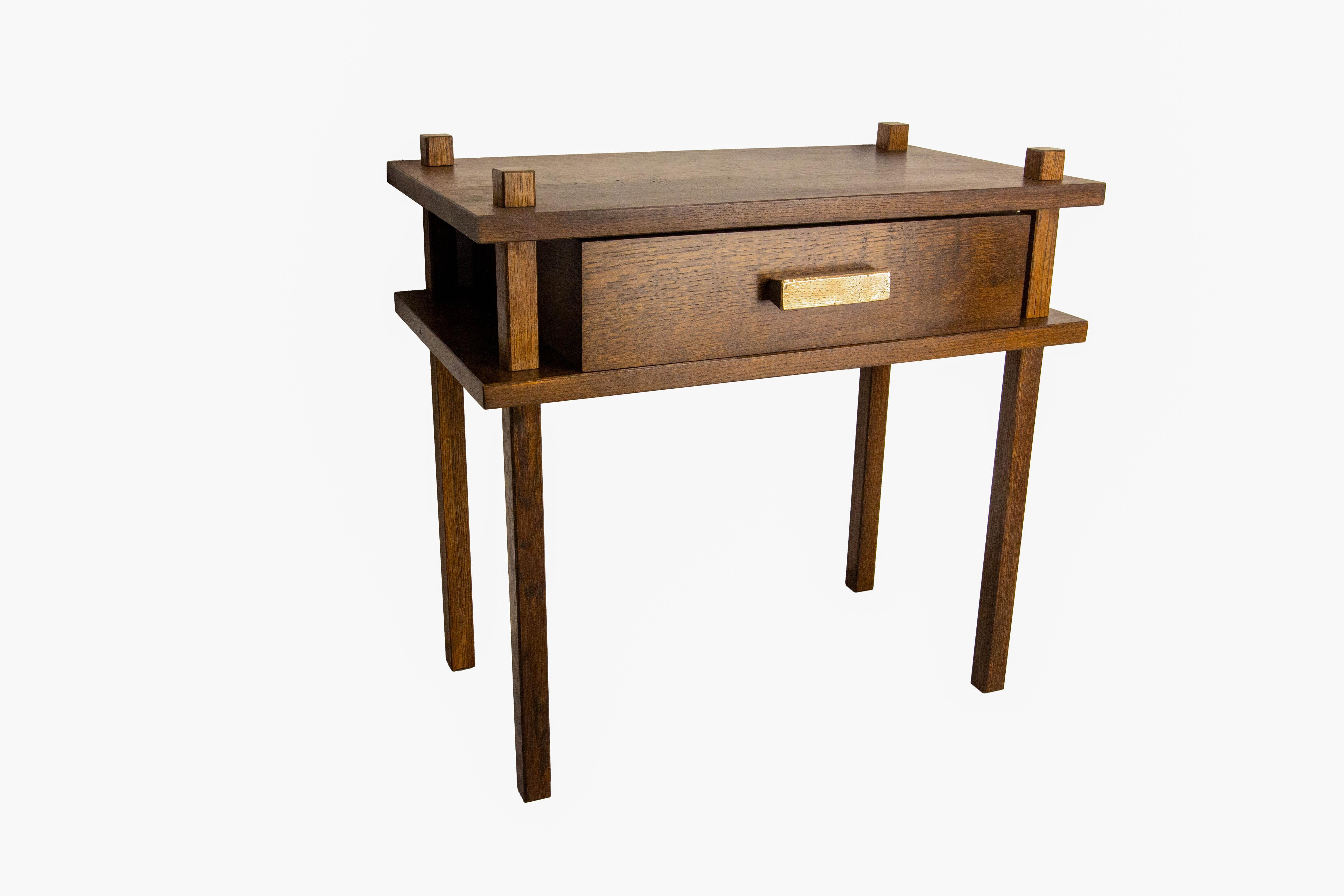 French Pair of Nightstands Side Cabinets Bedside Tables Chalet Style, 2024 For Sale 6