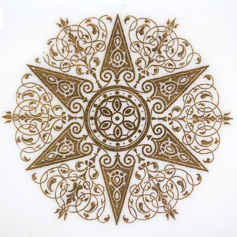 Paire de plats de service montés en bronze doré de style Sèvres en vente 1