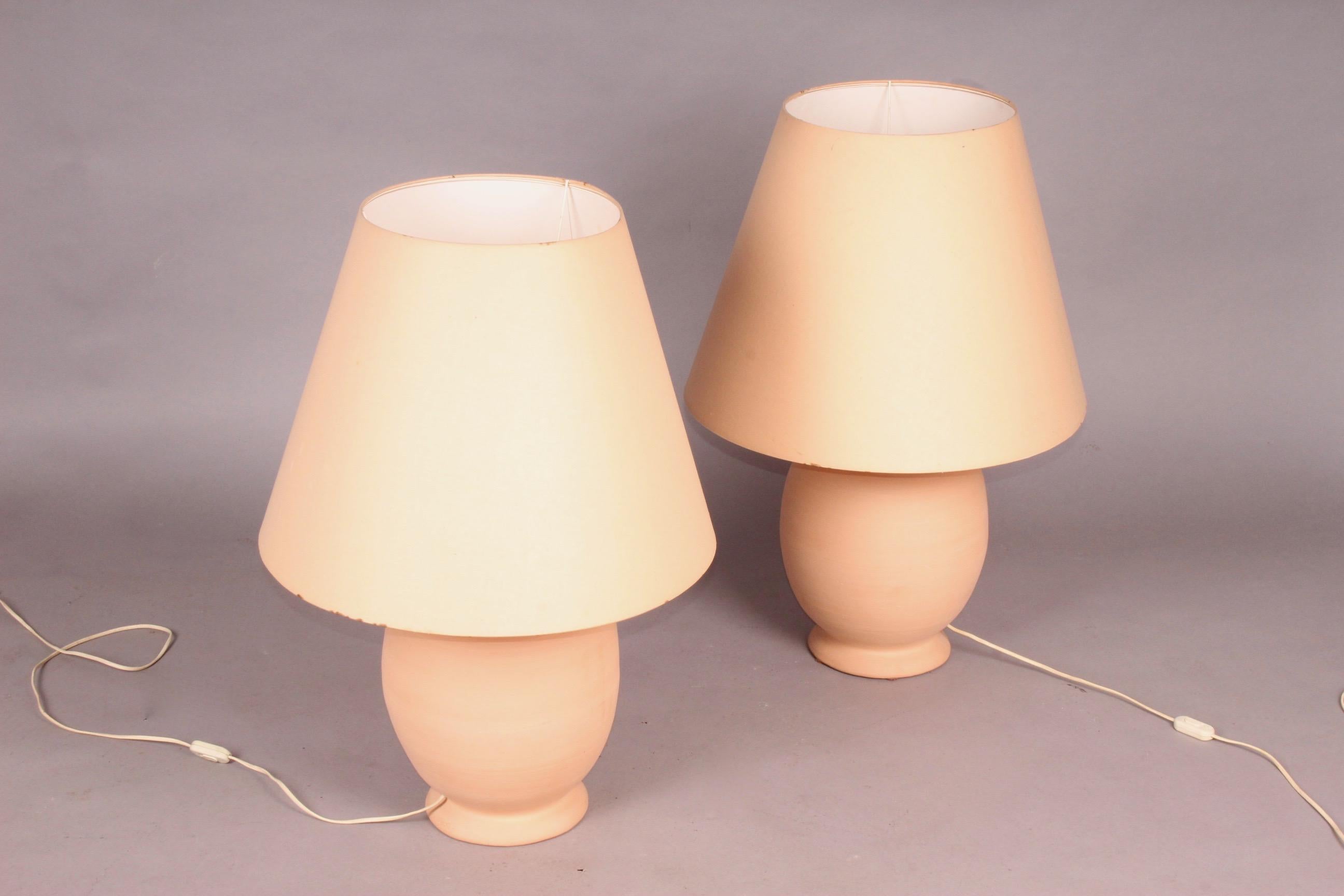 Late 20th Century French Pair of Table Lamp
