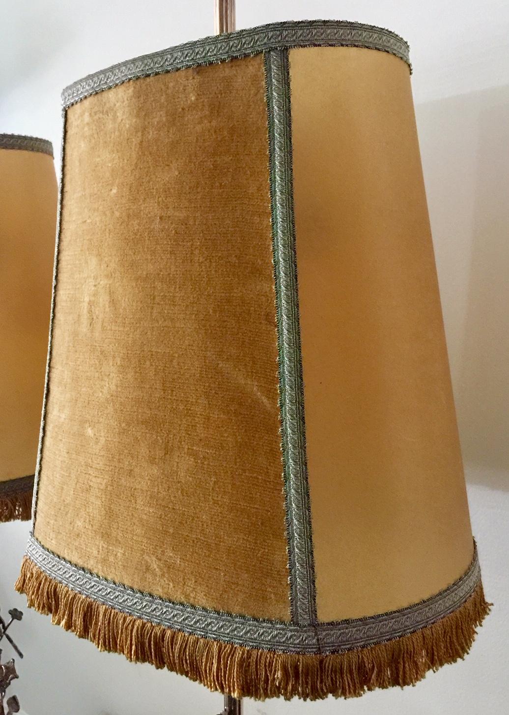 French Pair of Tall Silvered Bouillotte Lamps from Aix-en-Provence 12