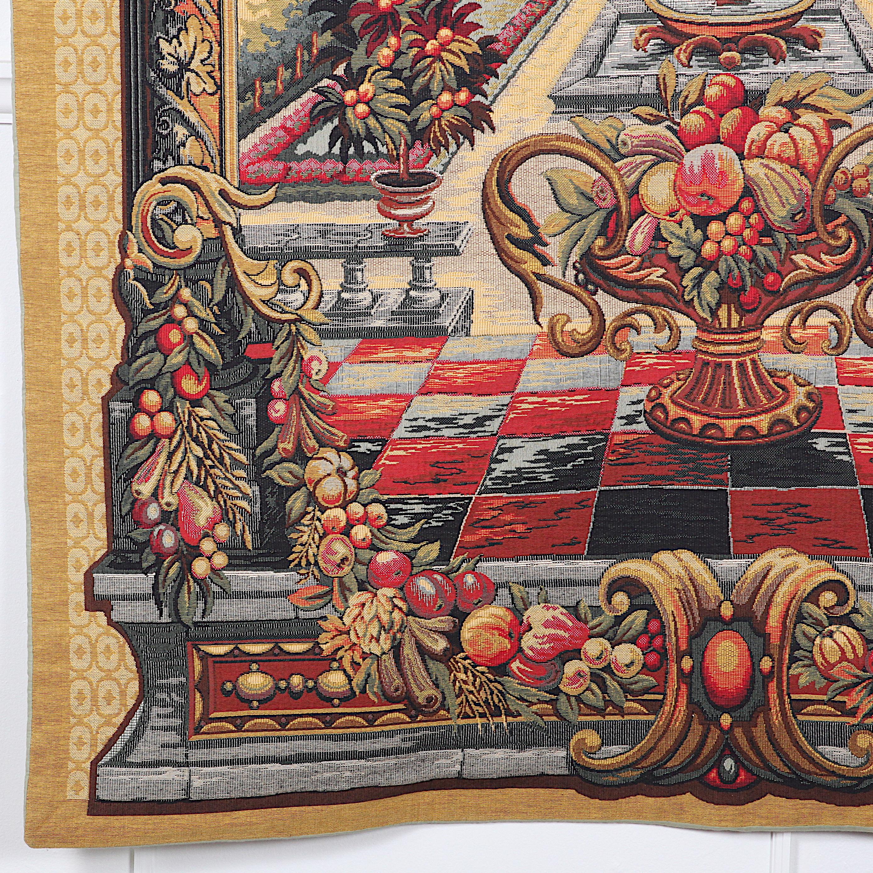 Wandteppich aus der französischen Palastszene (Barock) im Angebot