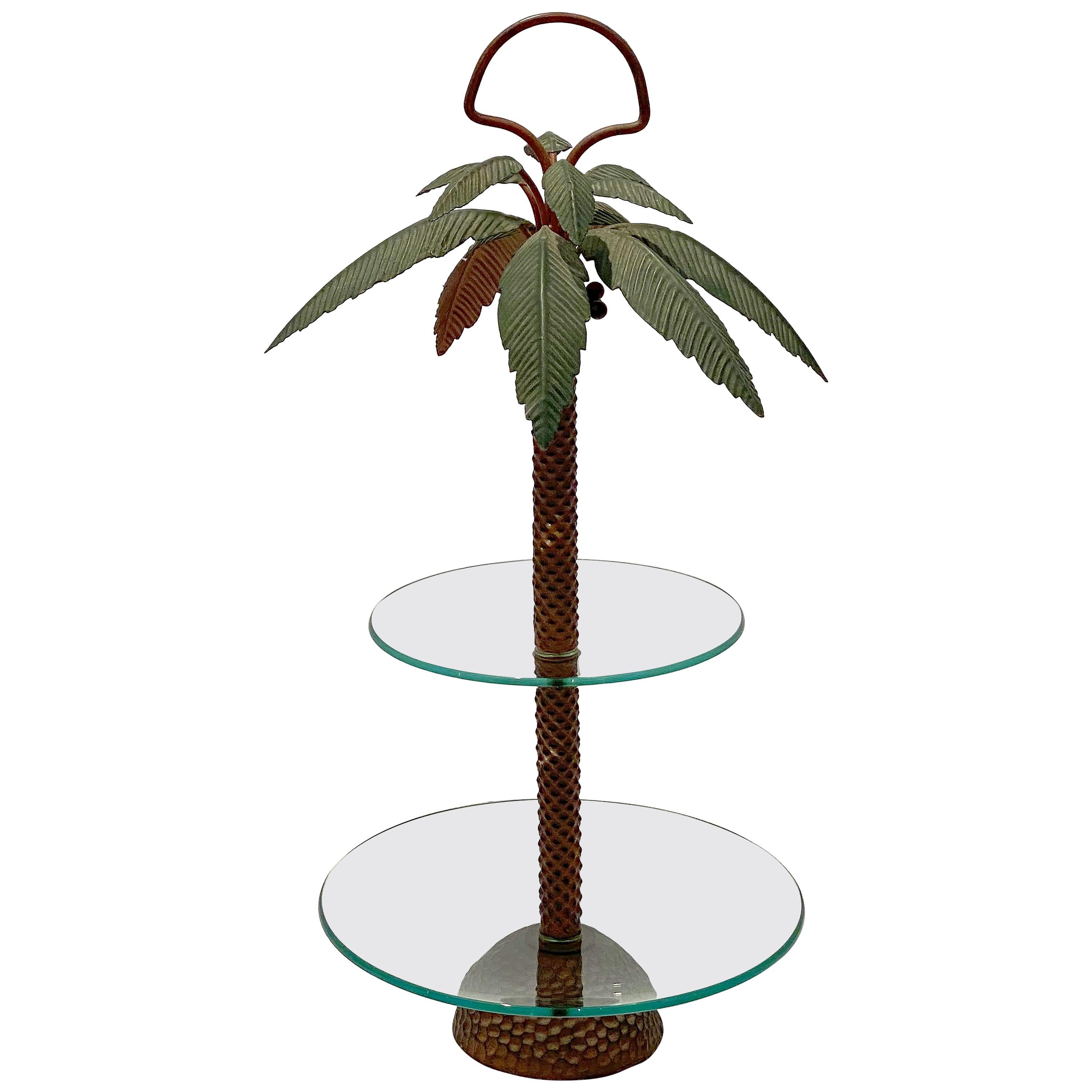 French Palm Tree Centerpiece or Cake Stand