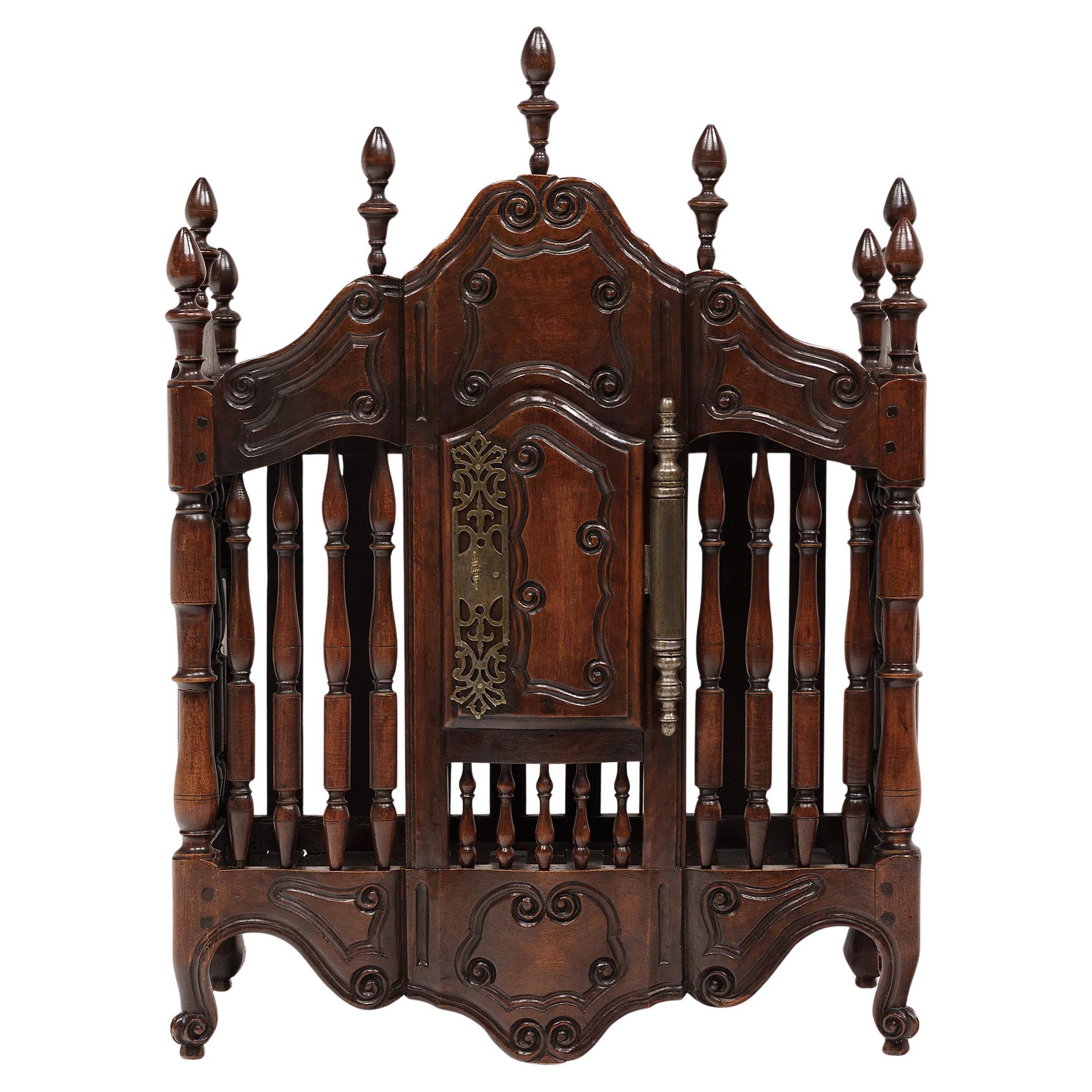 French Panetière Bread Safe, c. 1850