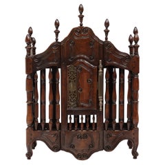 Antique French Panetière Bread Safe, c. 1850